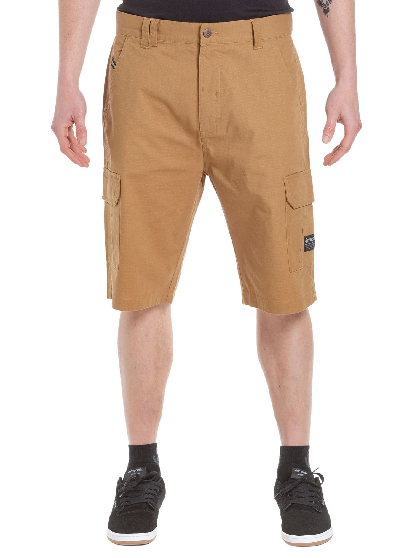 Meatfly pánské kraťasy Syndrom Beige Ripstop | Písková | Velikost 33