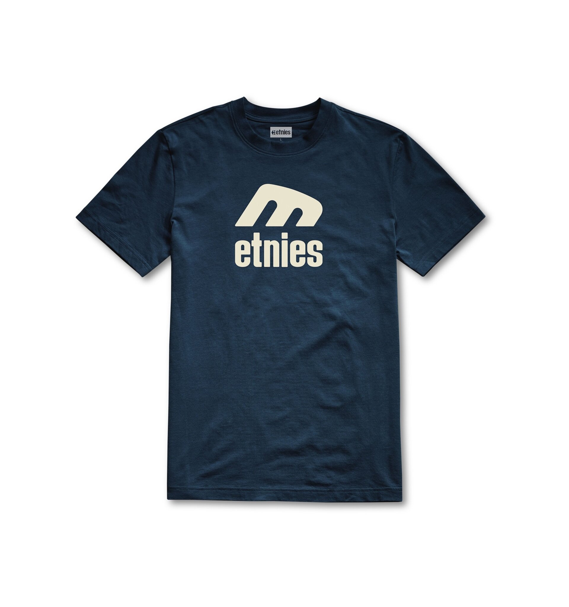 Etnies pánské triko Icon E Ss Tee Navy | Modrá | Velikost M