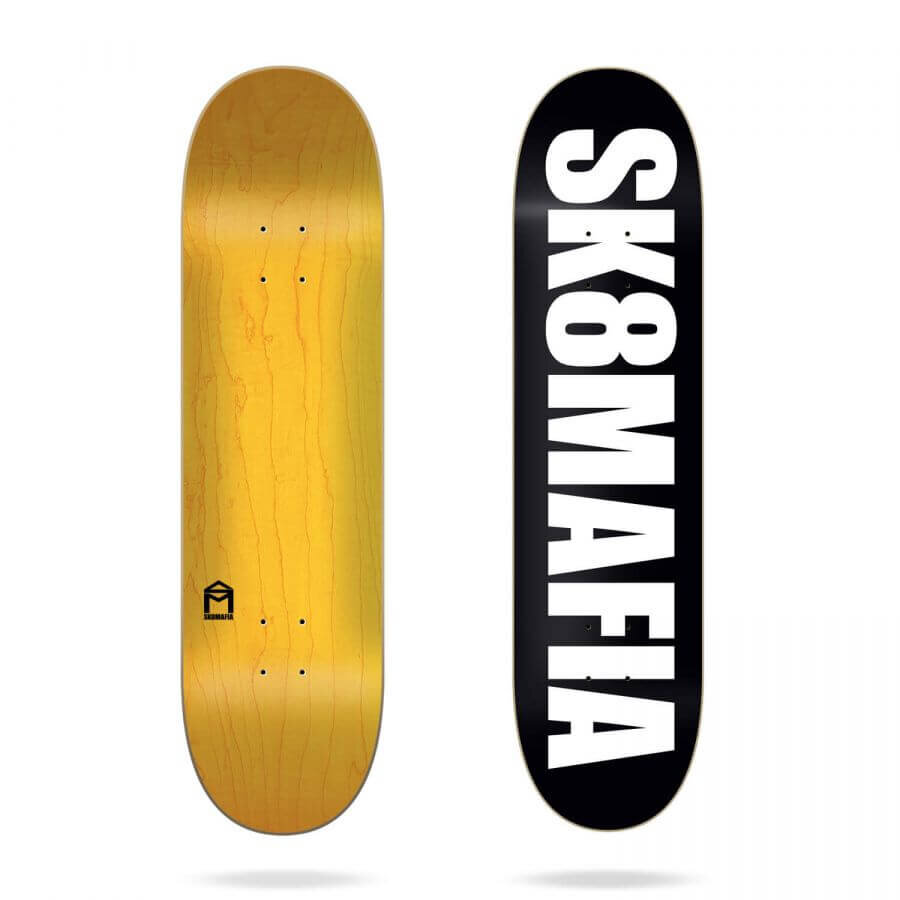 Levně Sk8mafia skateboardová deska Og Logo Black 8" x 32" | Mnohobarevná | Velikost skate 8,0"