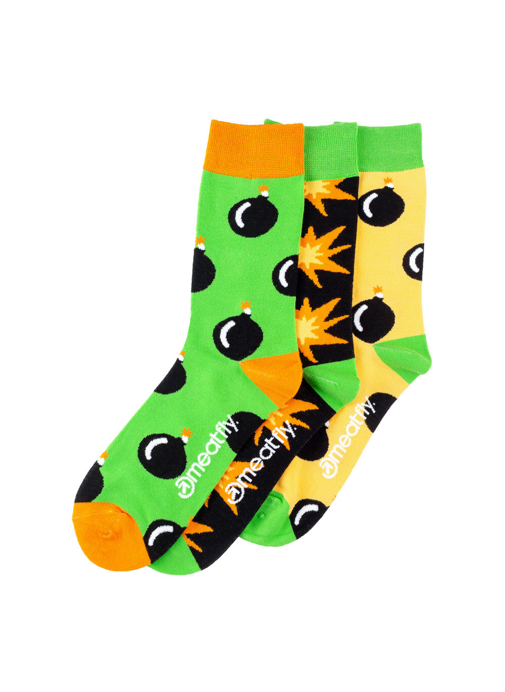 Levně Meatfly ponožky Bomb socks - S19 Triple pack | Mnohobarevná | Velikost L/XL