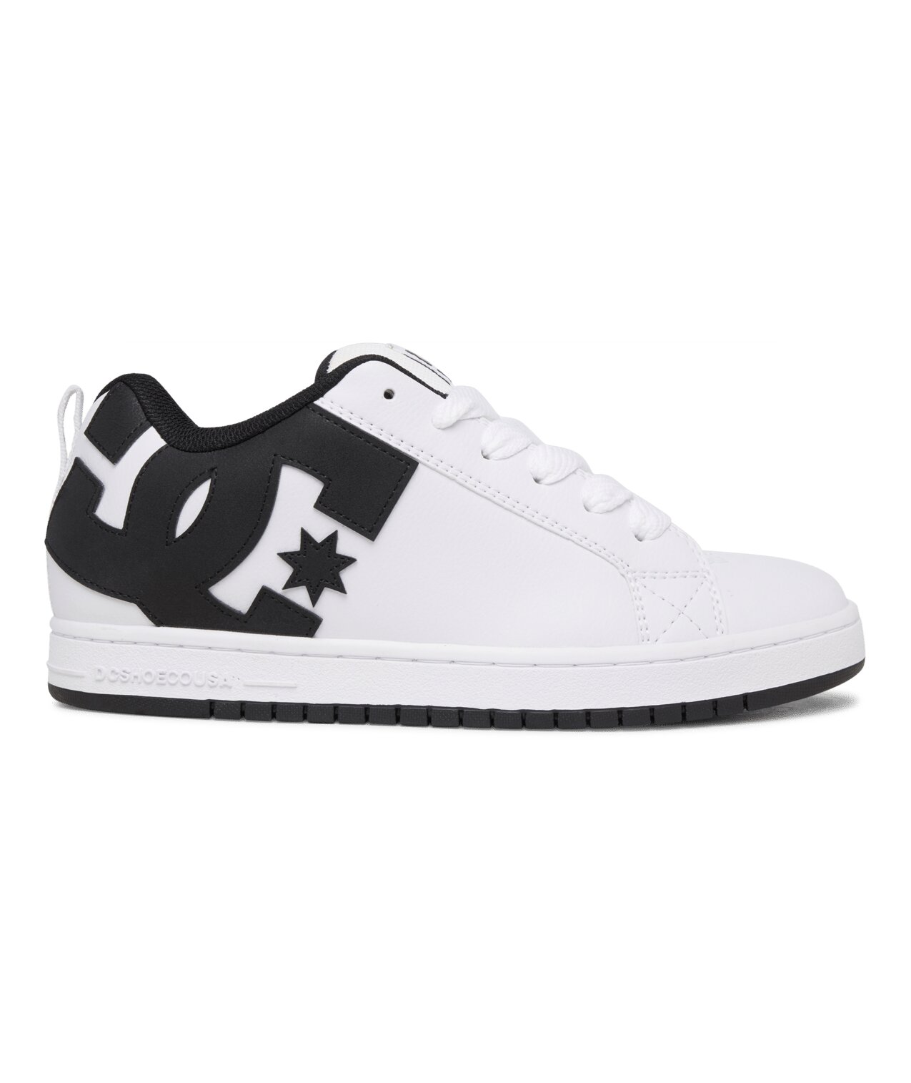 Levně Dc shoes pánské boty Court Graffik White/Black/Black | Černá | Velikost 11 US