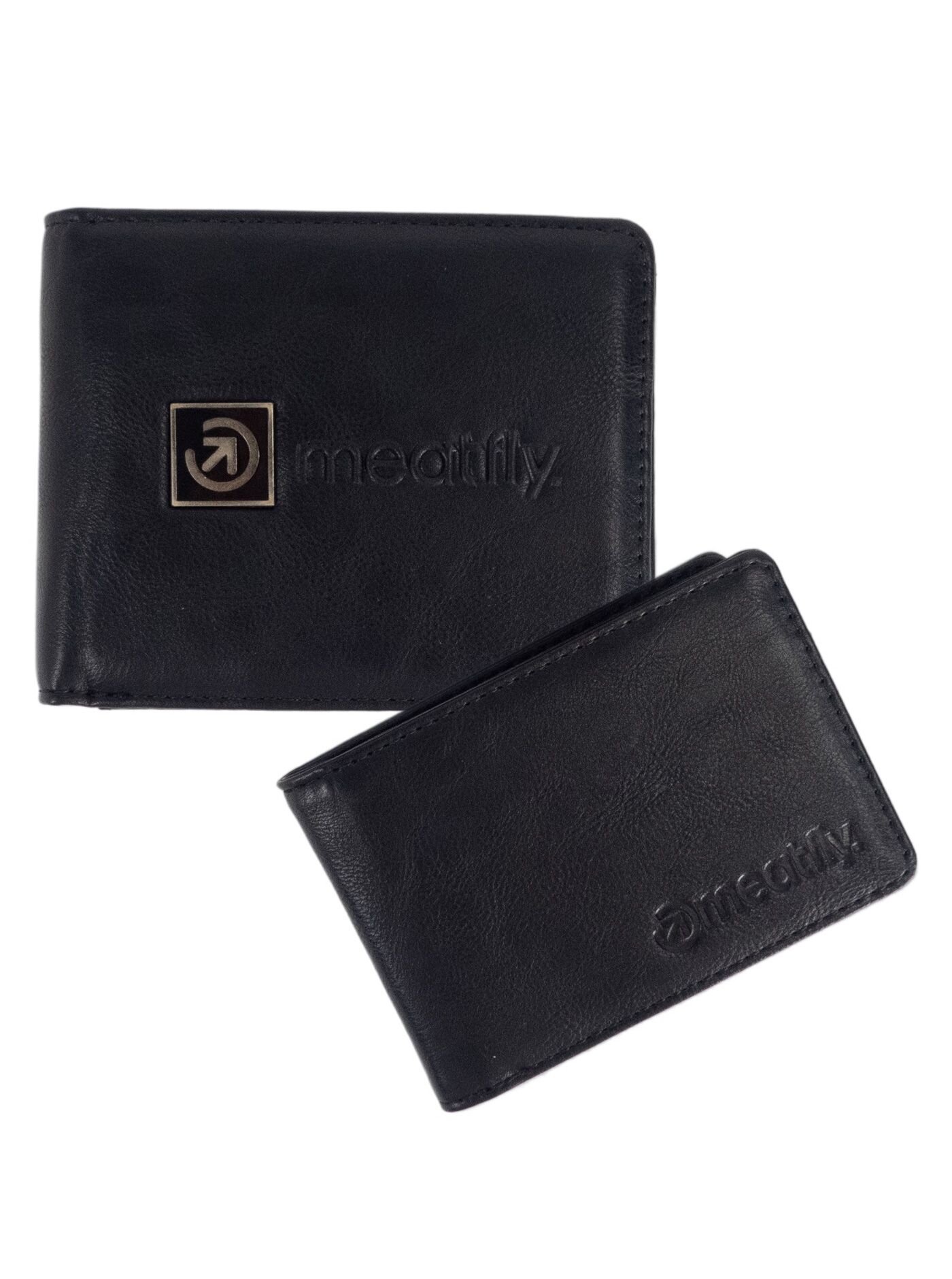 Levně Meatfly peněženka Darin Black | Černá | Velikost One Size