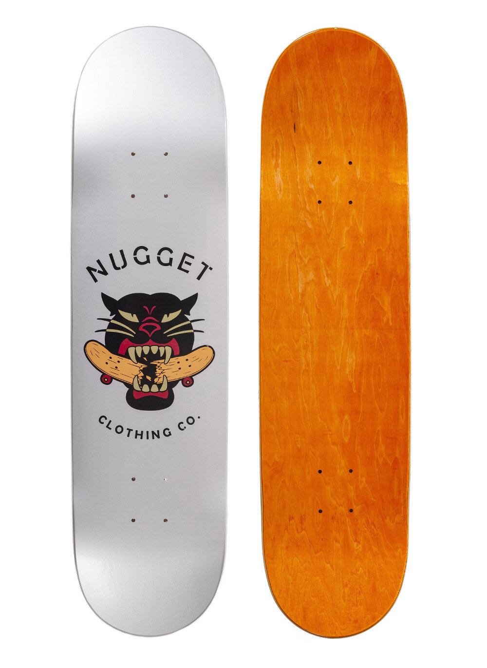 Levně Nugget skateboardová deska Black Panther High A - Silver | Stříbrná | Velikost skate 7,9"