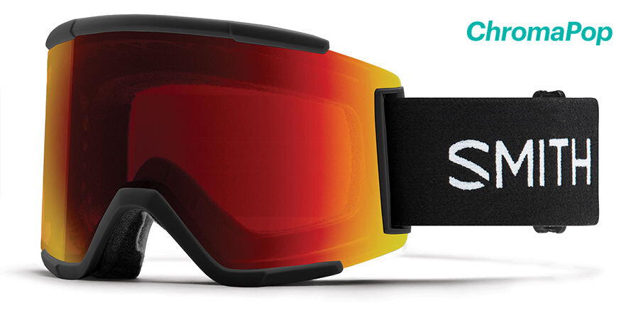Levně Smith snowboardové brýle Squad XL Black | Chrom. Sun Red Mir. | Černá | Velikost One Size