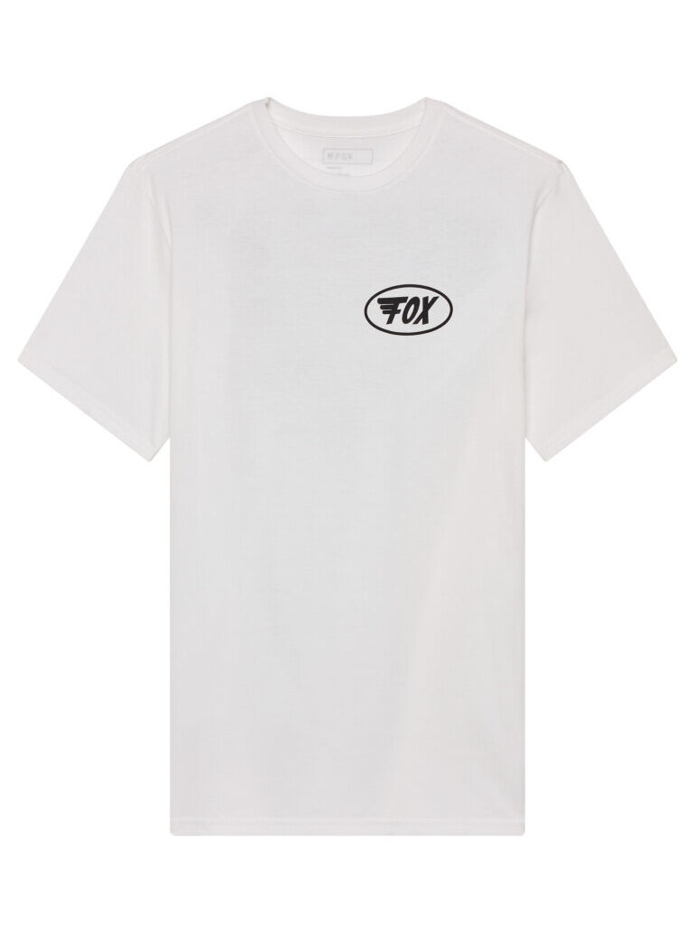 Fox pánské tričko Wing Ss Prem Optic White | Bílá | Velikost XL