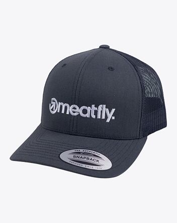 Kšiltovka Meatfly MF Logo Trucker, Dark Grey