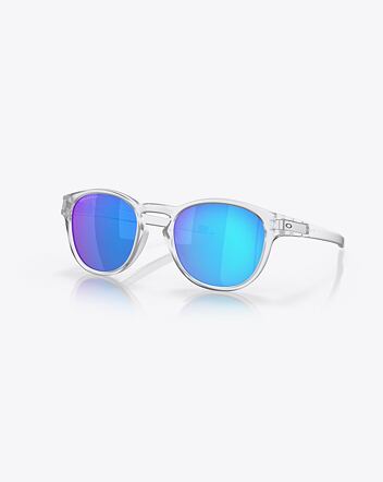 Sluneční brýle Oakley Latch, Matte Clear/Prizm Sapphire Polarized