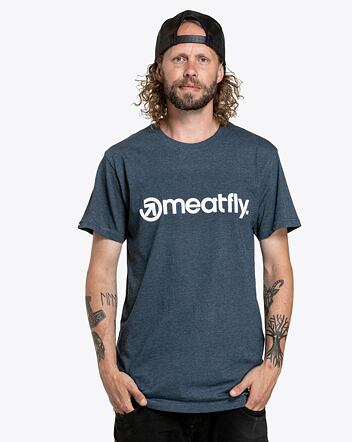 Pánské tričko Meatfly Joe, Navy Heather