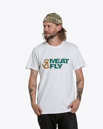 Pánské tričko Meatfly Revital, White