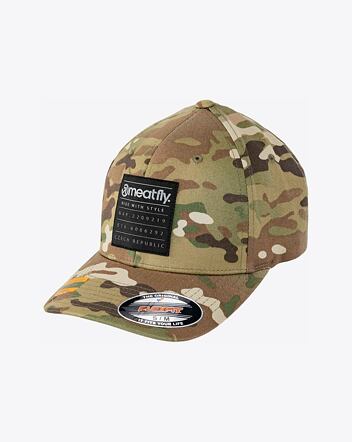 Kšiltovka Meatfly Raptor Flexfit, Coordinates Multicam