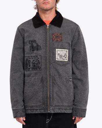 Pánská bunda Volcom Fa Keutchi Jacket, Black