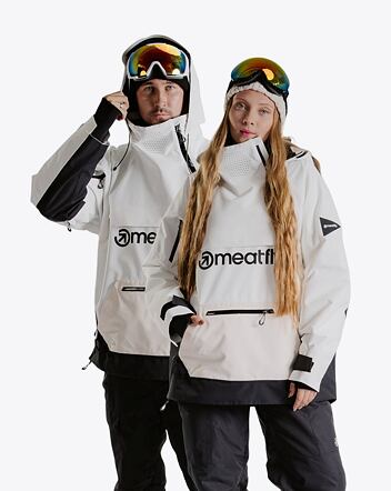 Unisex SNB & SKI bunda Meatfly Maddie, Clouds White
