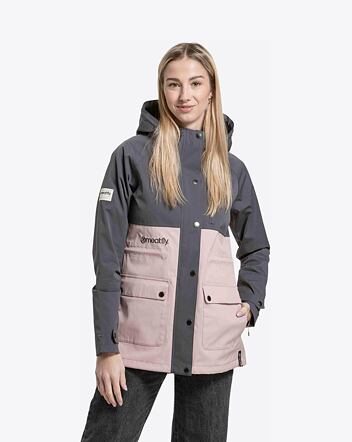 Dámská street bunda Meatfly Xita, Grey / Maue