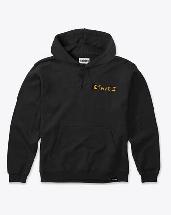 Pánská mikina Etnies On Fire Hoodie, Black