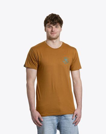 Pánské tričko Meatfly Arrow, Gold Brown