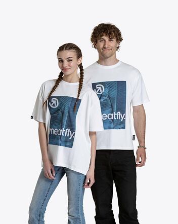 Unisex tričko Meatfly Junglist, Blue Leaf