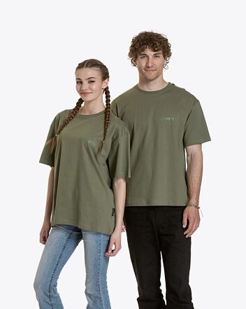 Unisex tričko Meatfly Minimal, Olive