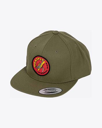 Kšiltovka Meatfly Flanker Snapback, Red Eternal / Buck