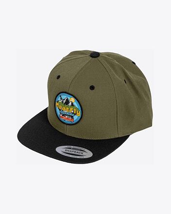 Kšiltovka Meatfly Flanker Snapback, Adventure Olive/Black