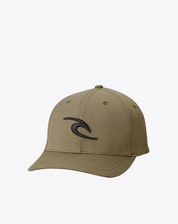 Kšiltovka Rip Curl Tepan 2.0 Flexfit Cap, Olive