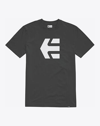 Pánské tričko Etnies Icon, Black/White