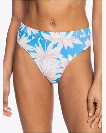 Dámský spodní díl plavek Roxy Printed Roxy Love, Azure Blue Palm Island