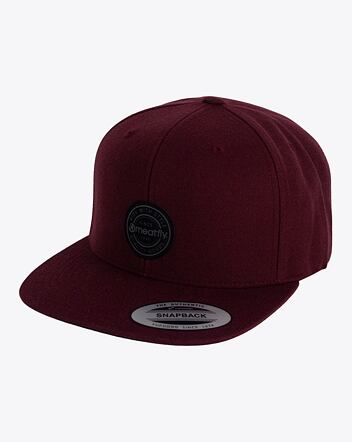 Kšiltovka Meatfly Hornet Snapback, Black Round/Maroon