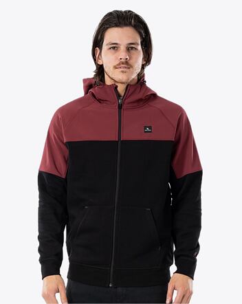 Pánská mikina Rip Curl Anti Series Viral Zip Thru, Maroon