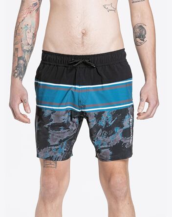 Pánské plavky Meatfly Keith Boardshorts 17", Mossy Petrol