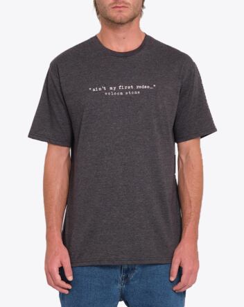 Pánské tričko Volcom Scowboy Hth Sst, Heather Black