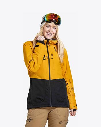 Dámská SNB & SKI bunda Meatfly Gaia, Sunflower / Black