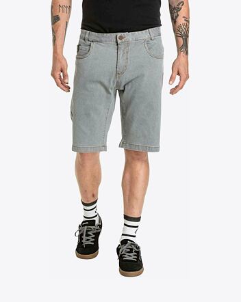 Pánské kraťasy Meatfly Just 2.0 Denim, Grey
