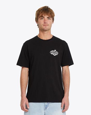 Pánské tričko Volcom Startlog Bsc, Black