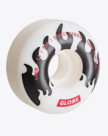 Kolečka Globe G1, White / Black / Flames