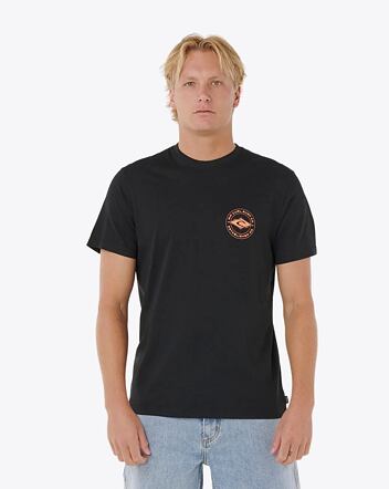 Pánské tričko Rip Curl Staple, Black