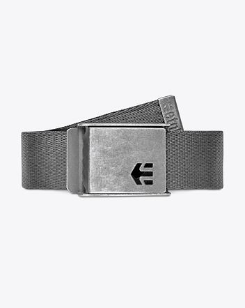 Pásek Etnies Arrow Web Belt, Charcoal