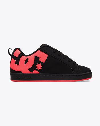 Dámské boty DC Shoes Court Graffik, Black/Hot Pink