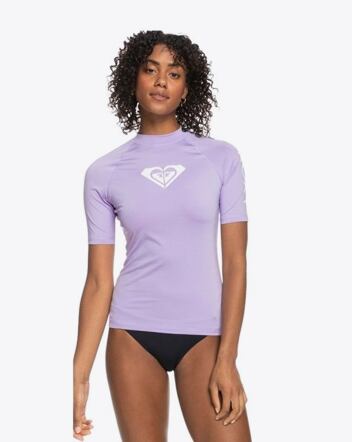 Dámské tričko na surf Roxy Whole Hearted, Purple Rose