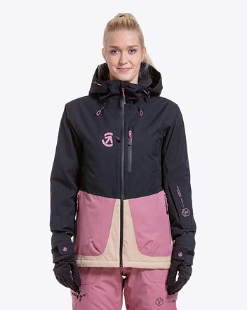 Dámská SNB & SKI bunda Meatfly Gaia, Black