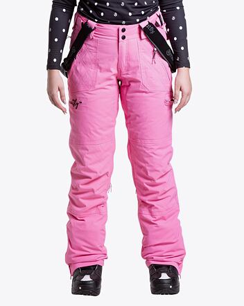 Dámské SNB & SKI kalhoty Meatfly Foxy, Hot Pink