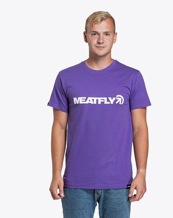 Pánské tričko Meatfly Logex, Violet