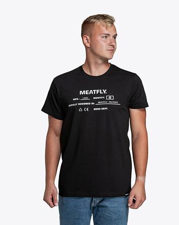 Pánské tričko Meatfly Sign, Black