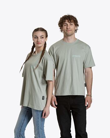 Unisex tričko Meatfly Minimal, Mossy Green