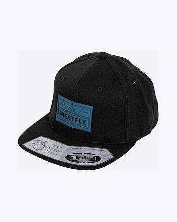 Kšiltovka Meatfly Gruman Premium Snapback, Live Ride Meatfly / Black