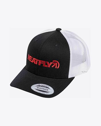 Kšiltovka Meatfly Rodie Trucker, Wine / Black / White