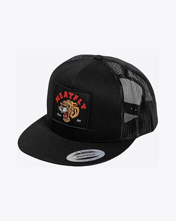 Kšiltovka Meatfly Thunderbolt Trucker, Tiger / Black