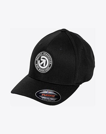 Kšiltovka Meatfly Raptor Flexfit, Generation Black