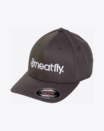 Meatfly Brand Flexfit, Grey