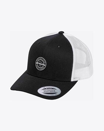 Kšiltovka Meatfly MF View Trucker, White Round/Black/White