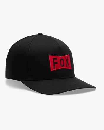 Kšiltovka Fox Typeface Flexfit Hat, Black